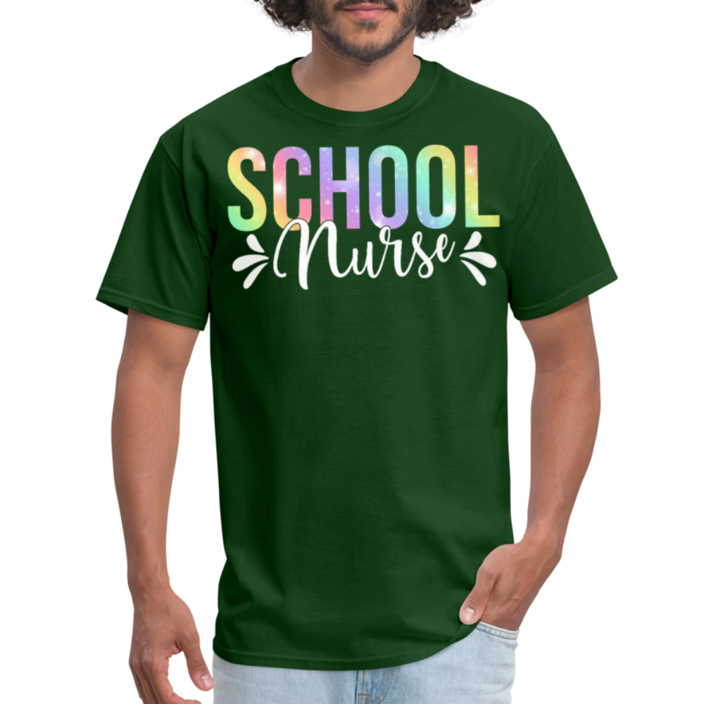 School Nurse Appreciation Gifts Back to School T-shirt - forest green