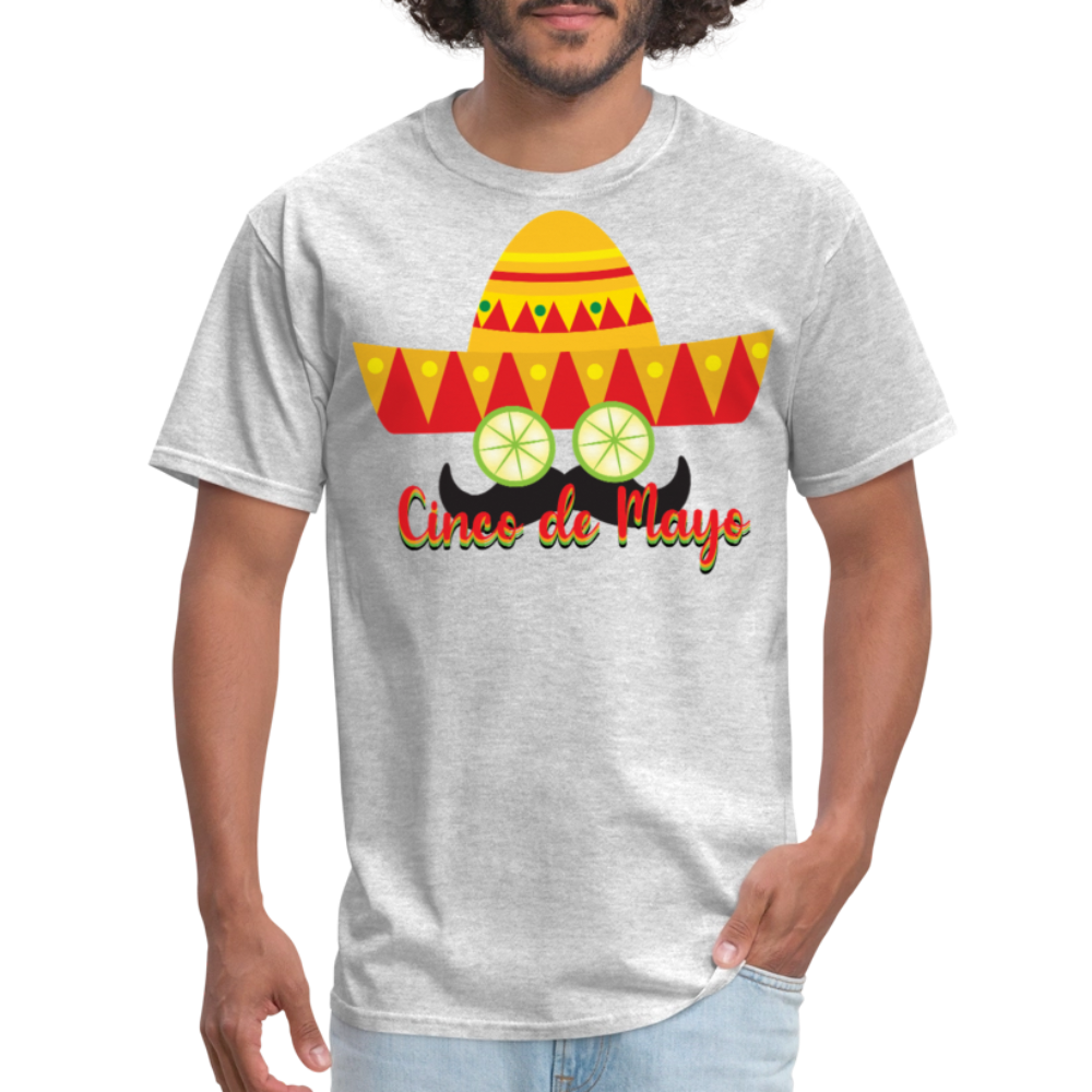 Mexican Fiesta themed Apparel For Cinco de Mayo T-shirt - heather gray