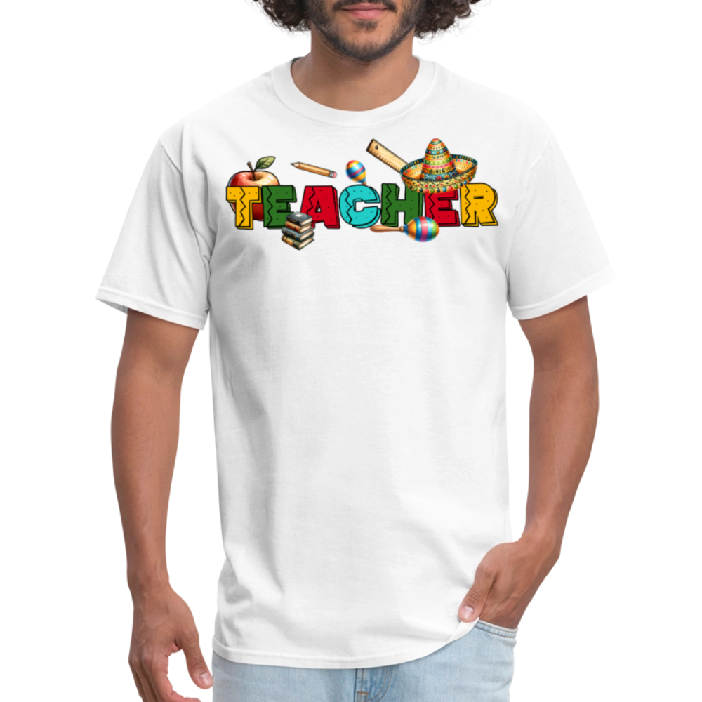 Mexican Teacher Appreciation Gifts T-Shirt - white