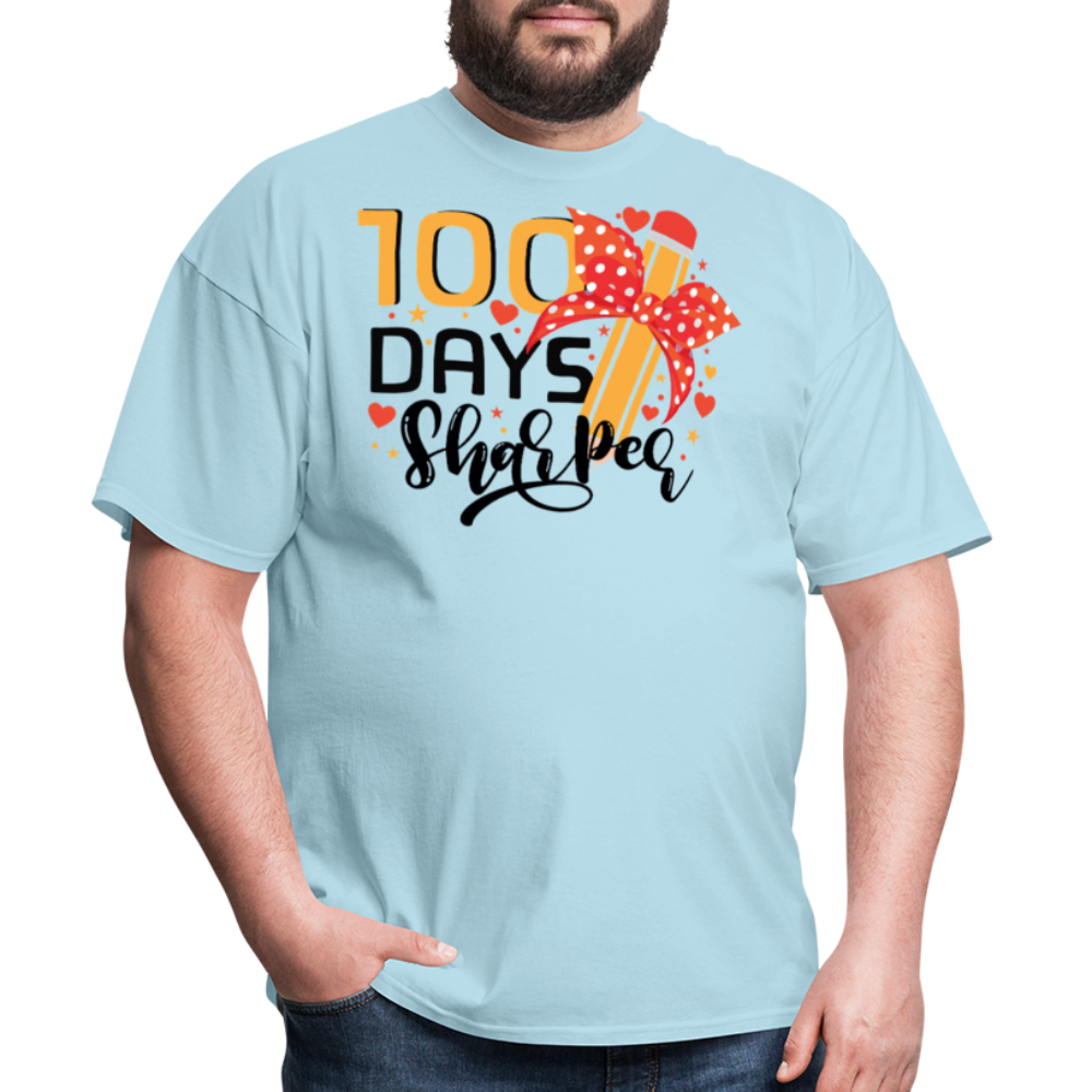 100 Days Of School Shirt For Teachers Unisex T-shirt - powder blue