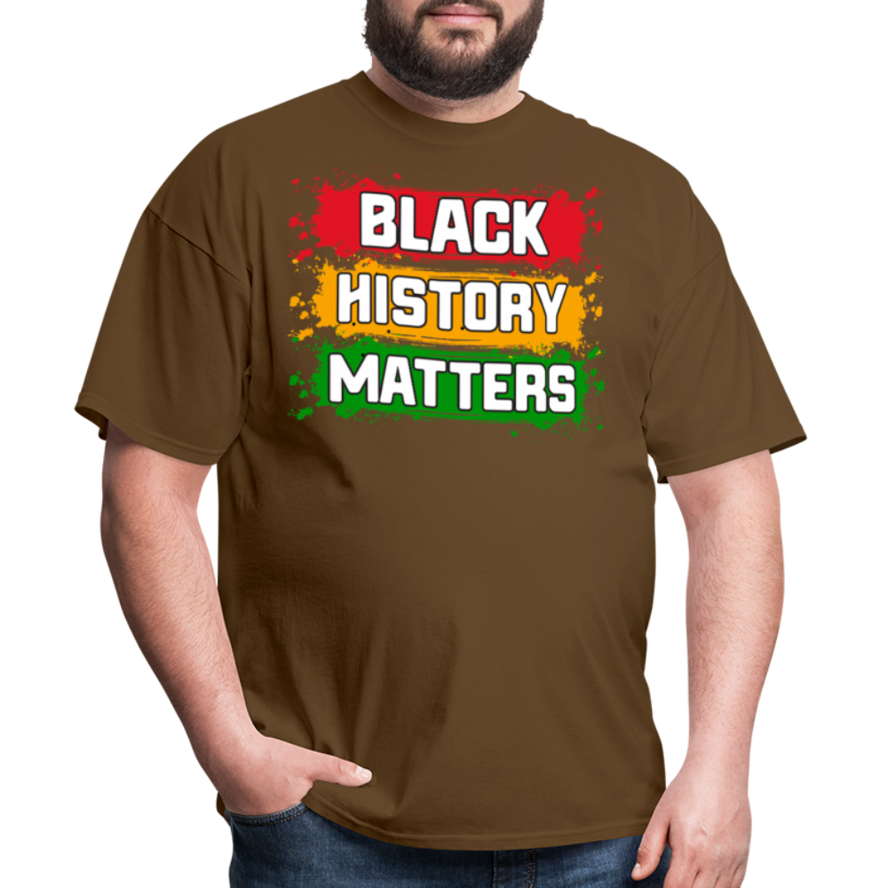 African American Heritage Apparel for Black History Month Unisex T-shirt - brown