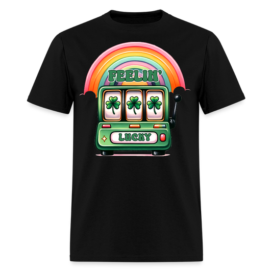 Lucky Slot Machine St Patrick’s Day T-shirt - black