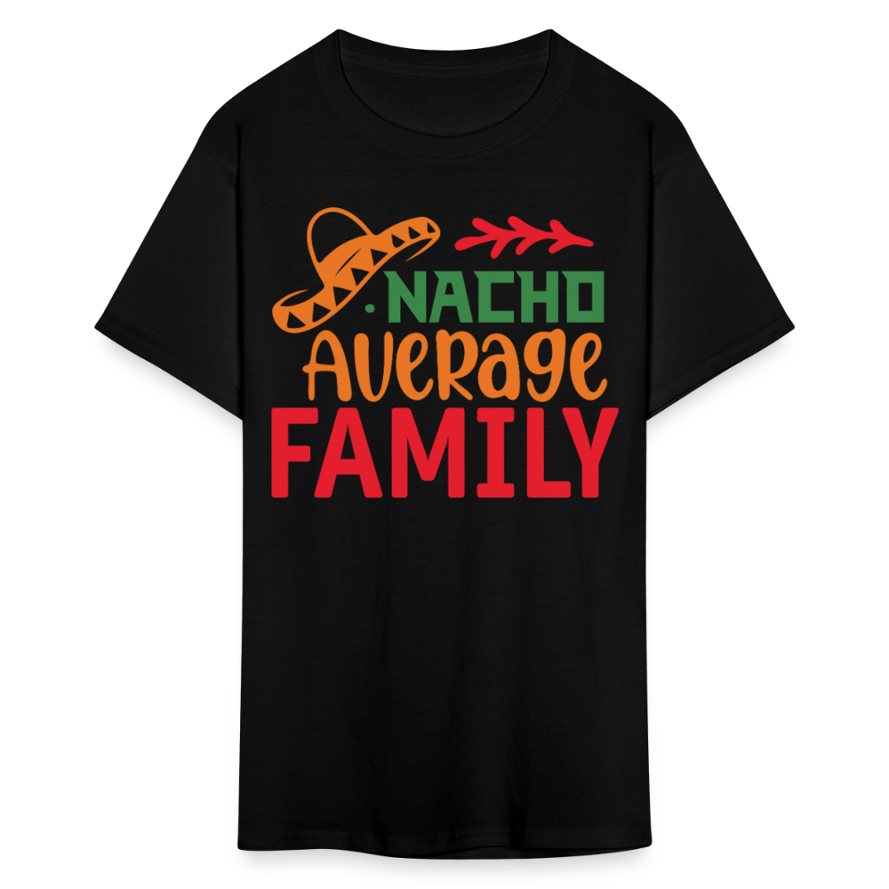 Cinco De Mayo Family Outfits Nacho Average Family T-shirt - black