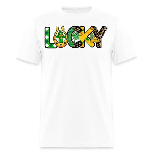 Cute St Paddy’s Day Outfits With Lucky Charms T-shirt - white