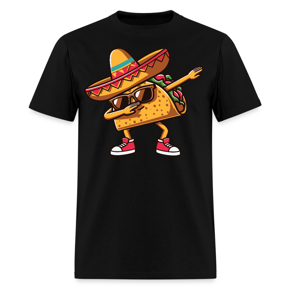 Dabbing Taco Graphic Tee For Food Lovers Taco Tuesday T-shirt - black