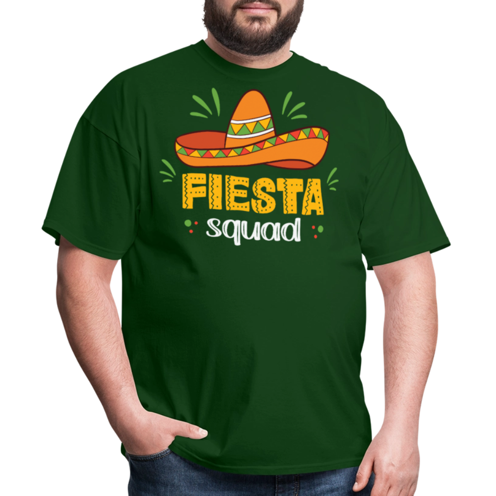 Mexican Fiesta Celebration Tee Fiesta Squad Party T-shirt - forest green