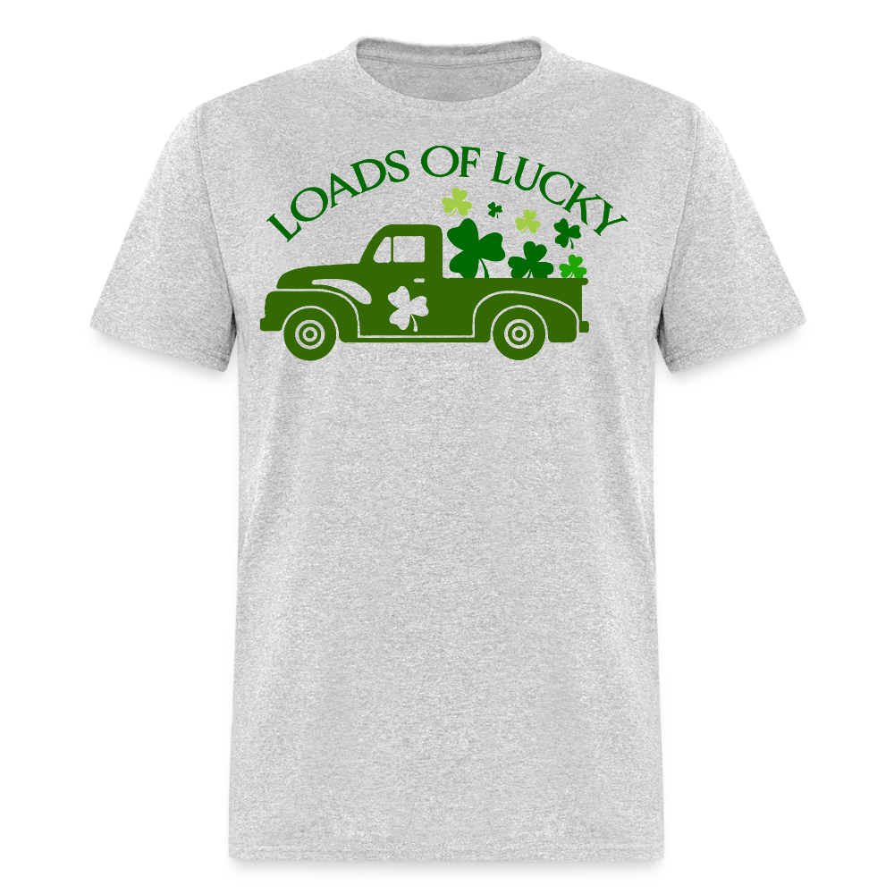 St Patrick’s Day Lucky Truck T-shirt - heather gray