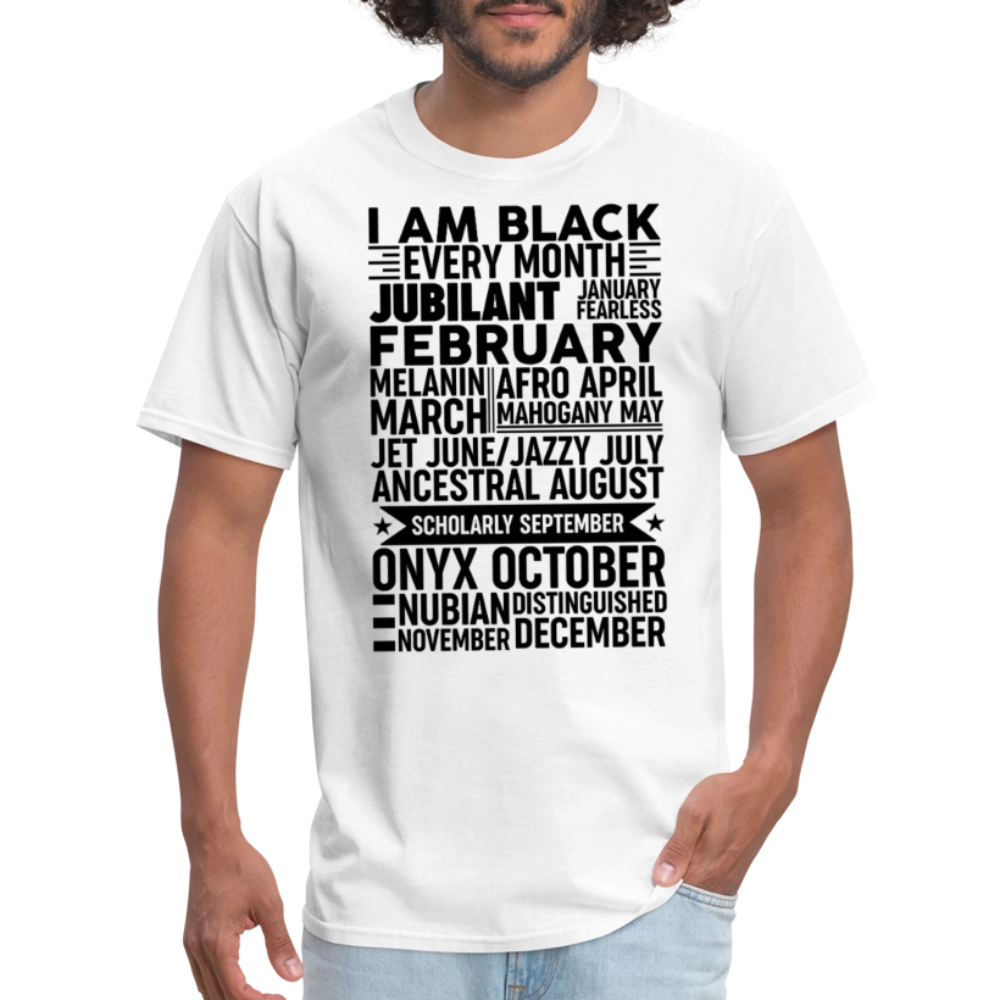 Black Empowerment Shirt For Daily Wear Black Pride T-Shirt - white