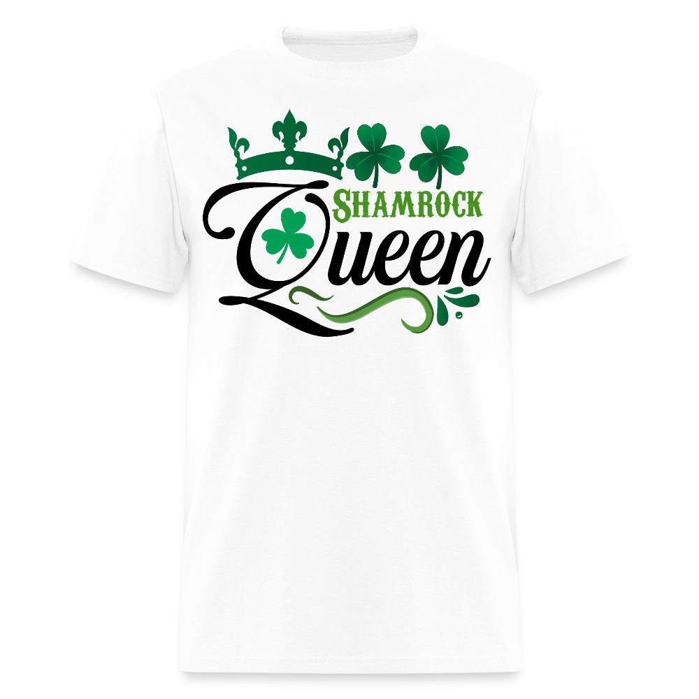 Shamrock Queen St Patrick’s Day Women’s T-shirt - white