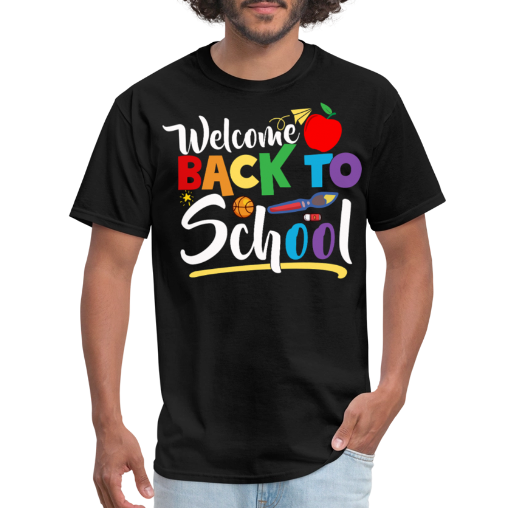 Welcome Back to School Shirt for Teachers First Day of school T-shirt - black