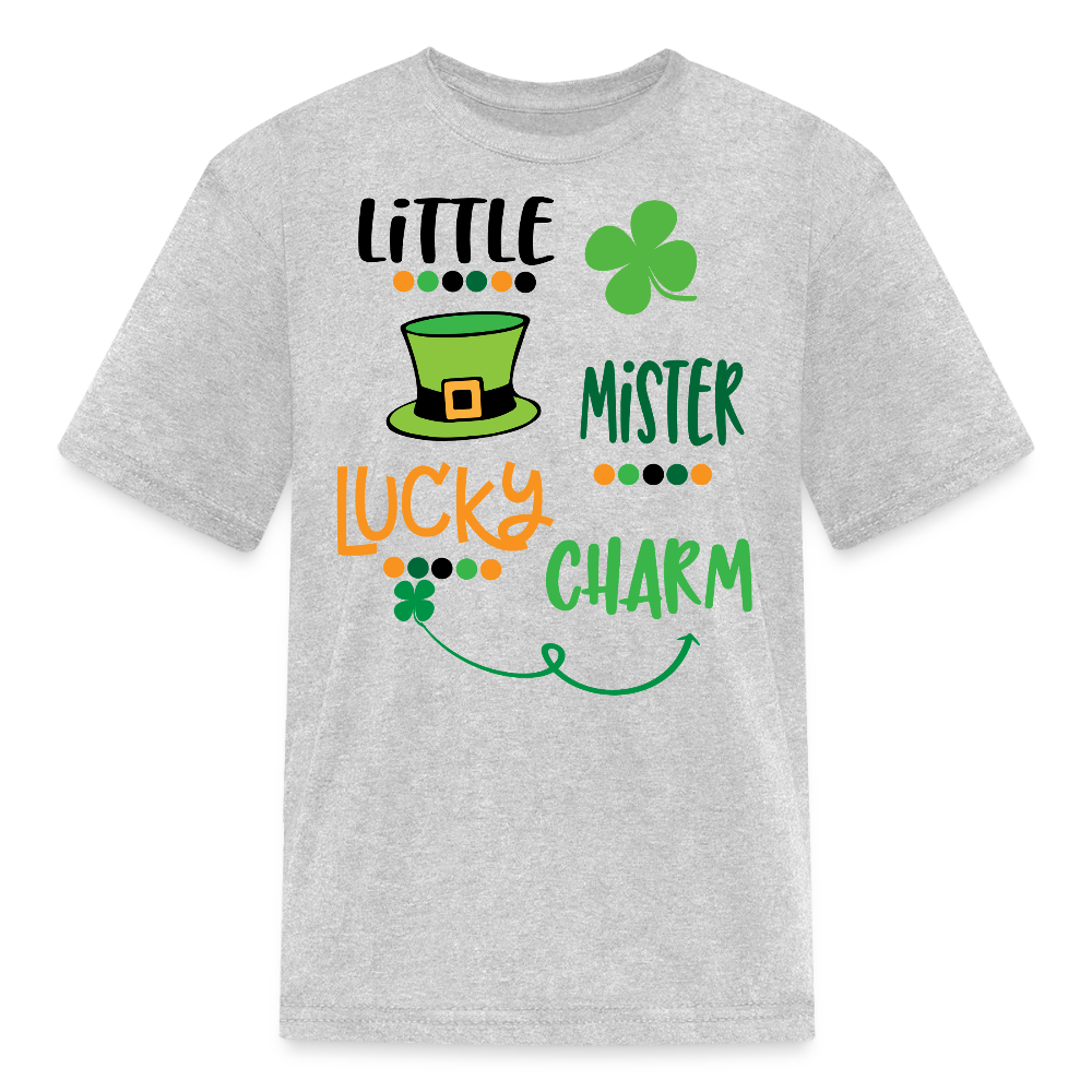 Little Mister Lucky Charm Baby T-shirt - heather gray