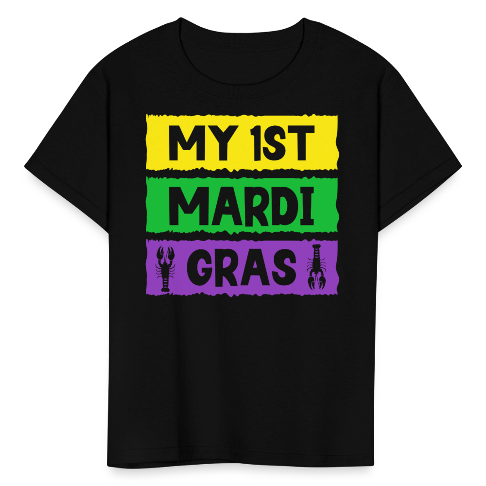 Carnival Kids My First Mardi Gras Baby T-shirt - black