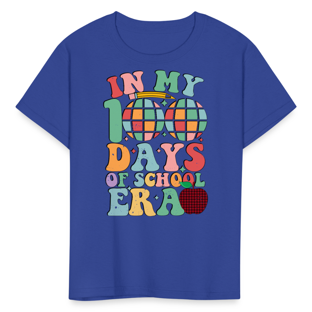 Cute Teacher Shirts For 100th Day Of School Kids T-shirt - royal blue