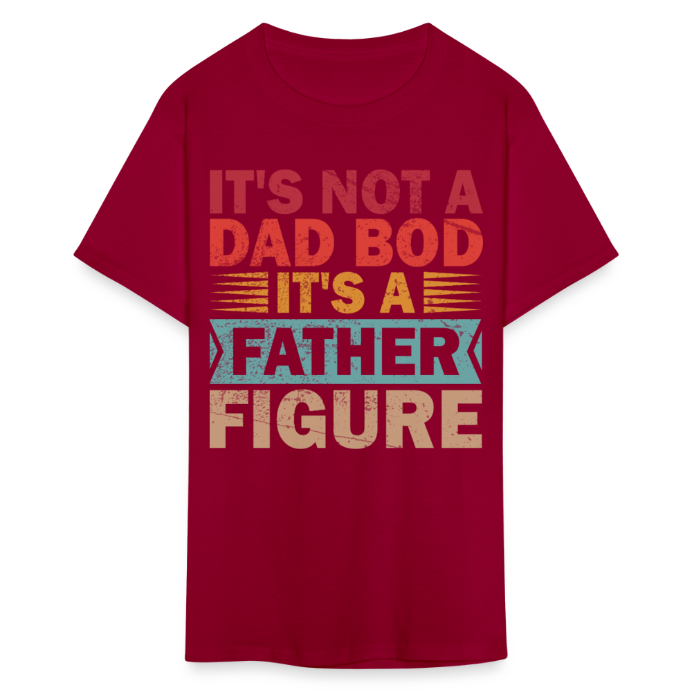 Funny Dad Bod Shirt for Father's Day Clasic T-shirt - dark red