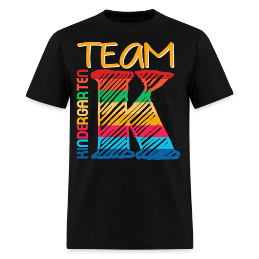 Kindergarten Teacher Team T-Shirt - black