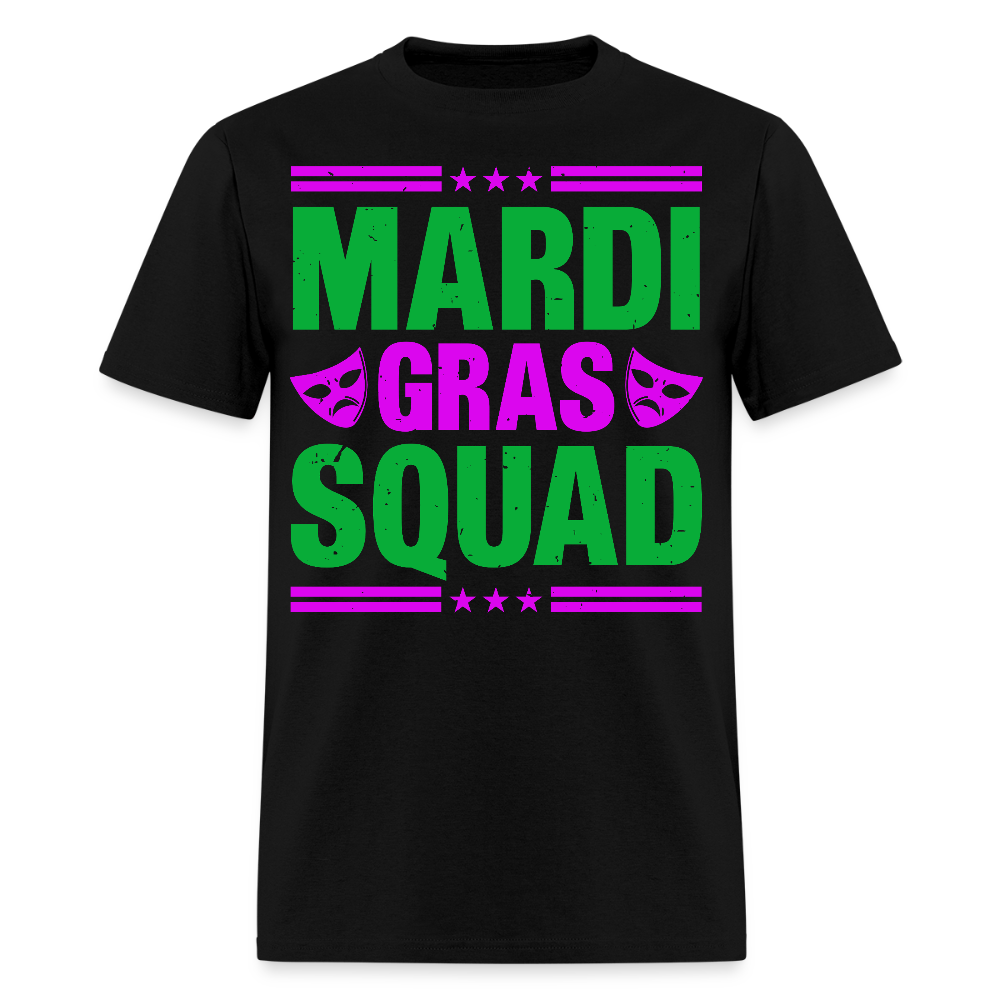 Mardi Gras Squad Shirt for Groups New Orleans Festival T-Shirt - black