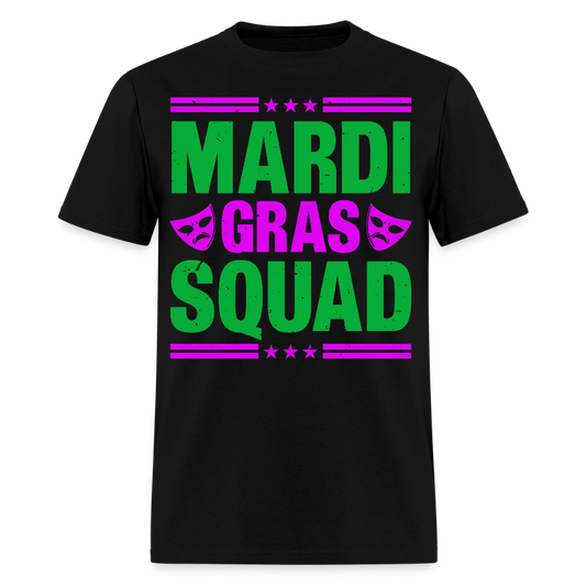 Mardi Gras Squad Shirt for Groups New Orleans Festival T-Shirt - black