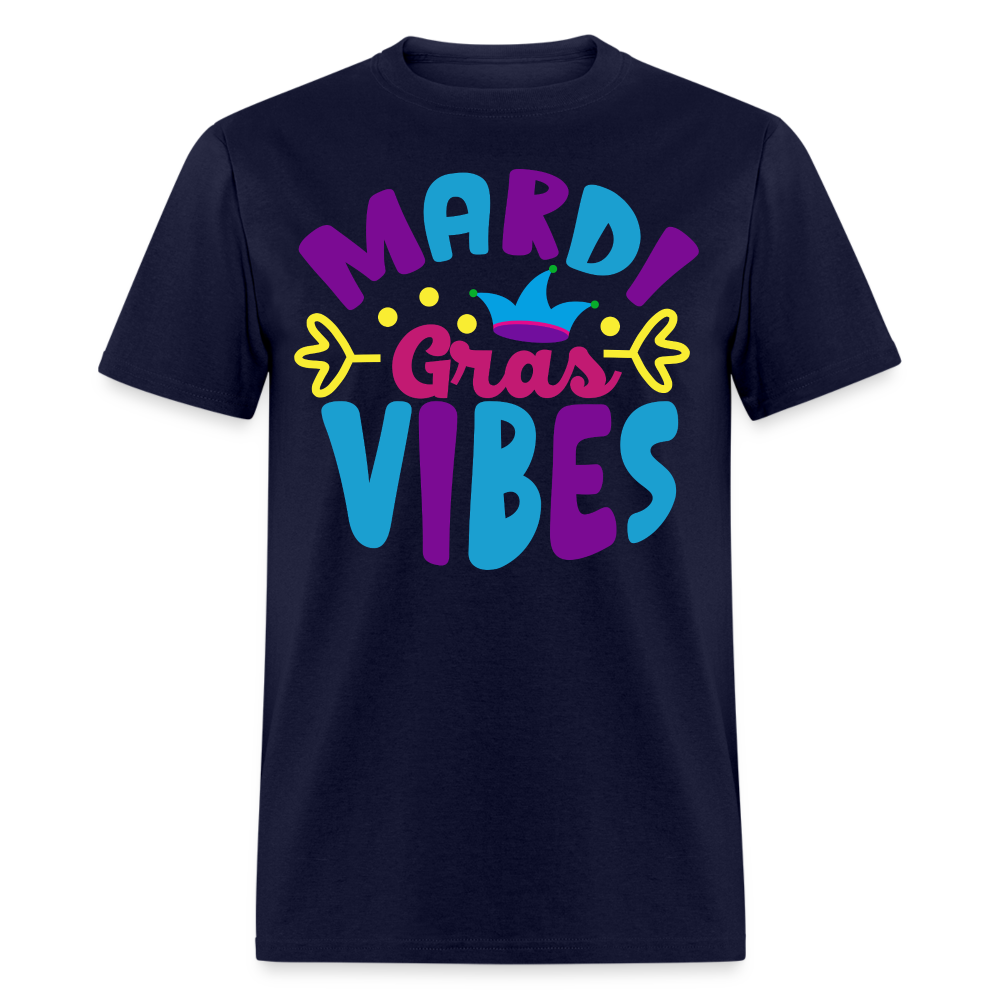 Mardi Gras Shirts For Couples New Orleans Carnival Graphic T-shirt - navy