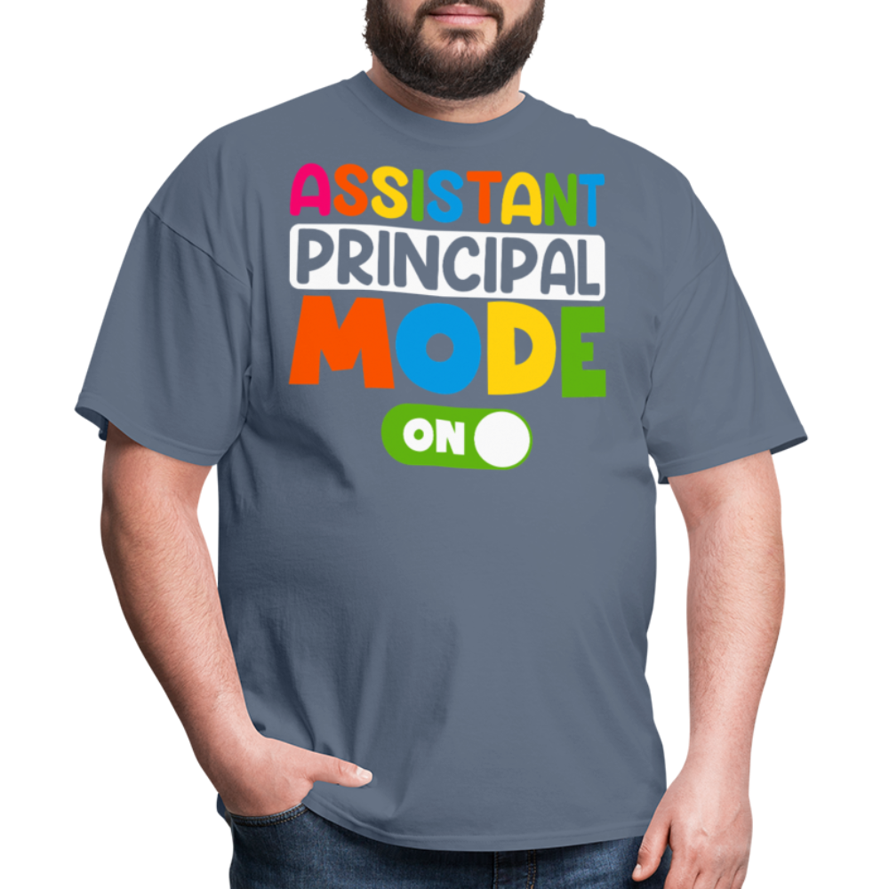 Funny Assistant Principal Shirts For Teachers Principal Mode ON T-shirt - denim