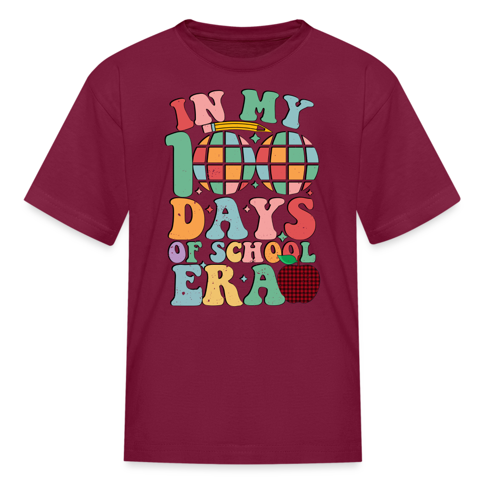 Cute Teacher Shirts For 100th Day Of School Kids T-shirt - burgundy