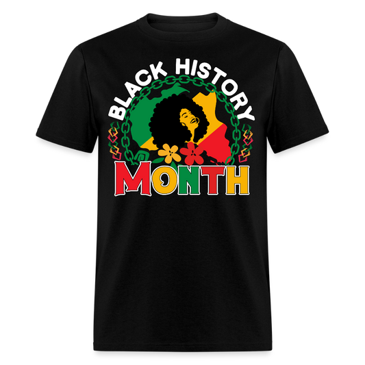 Black History Month Cultural Heritage T-shirt - black