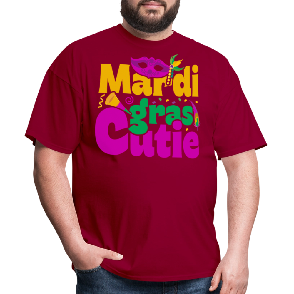 New Orleans Shirt Cute Mardi Gras Party T-shirt - dark red