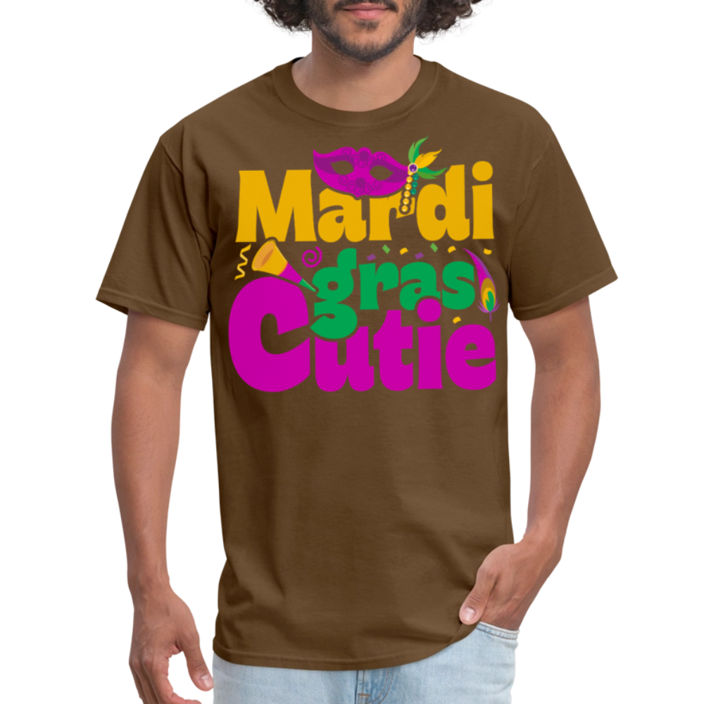 New Orleans Shirt Cute Mardi Gras Party T-shirt - brown