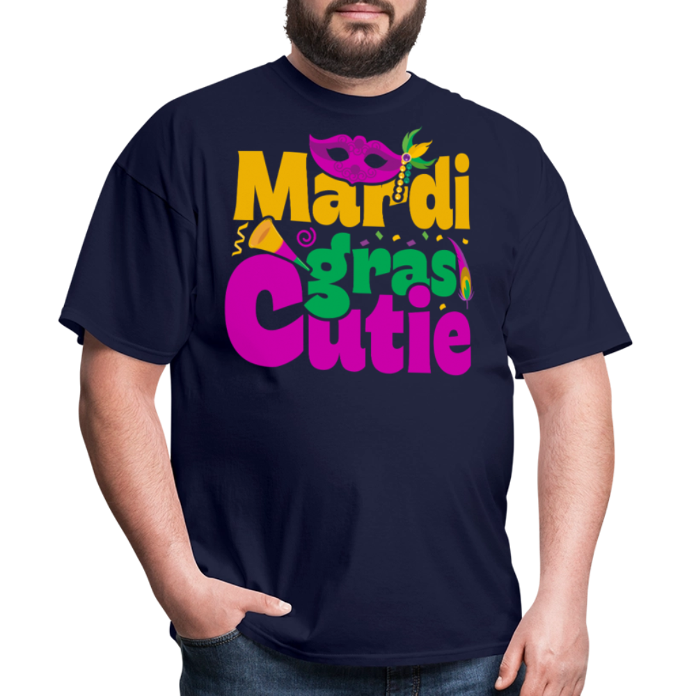 New Orleans Shirt Cute Mardi Gras Party T-shirt - navy