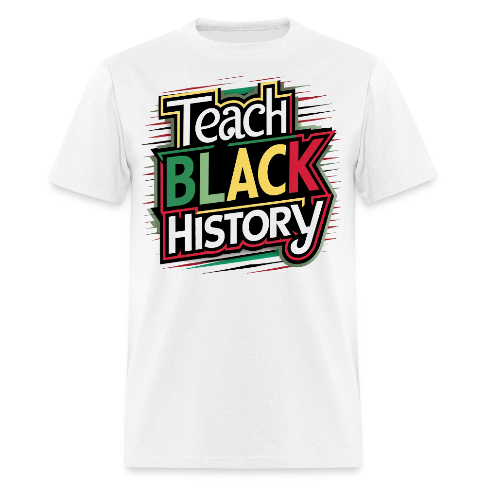 Black History Month Educational T-shirt - white