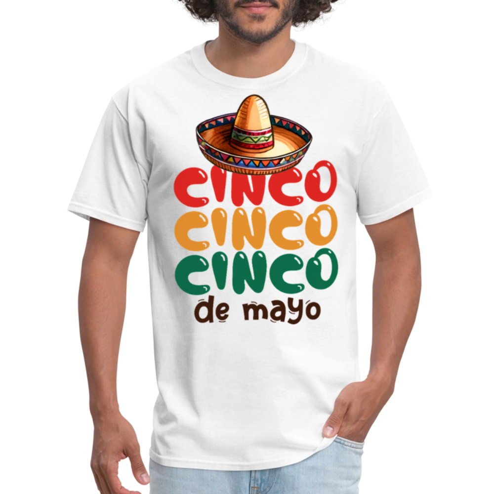 Mexican Party Outfit For Cinco De Mayo T-shirt - white