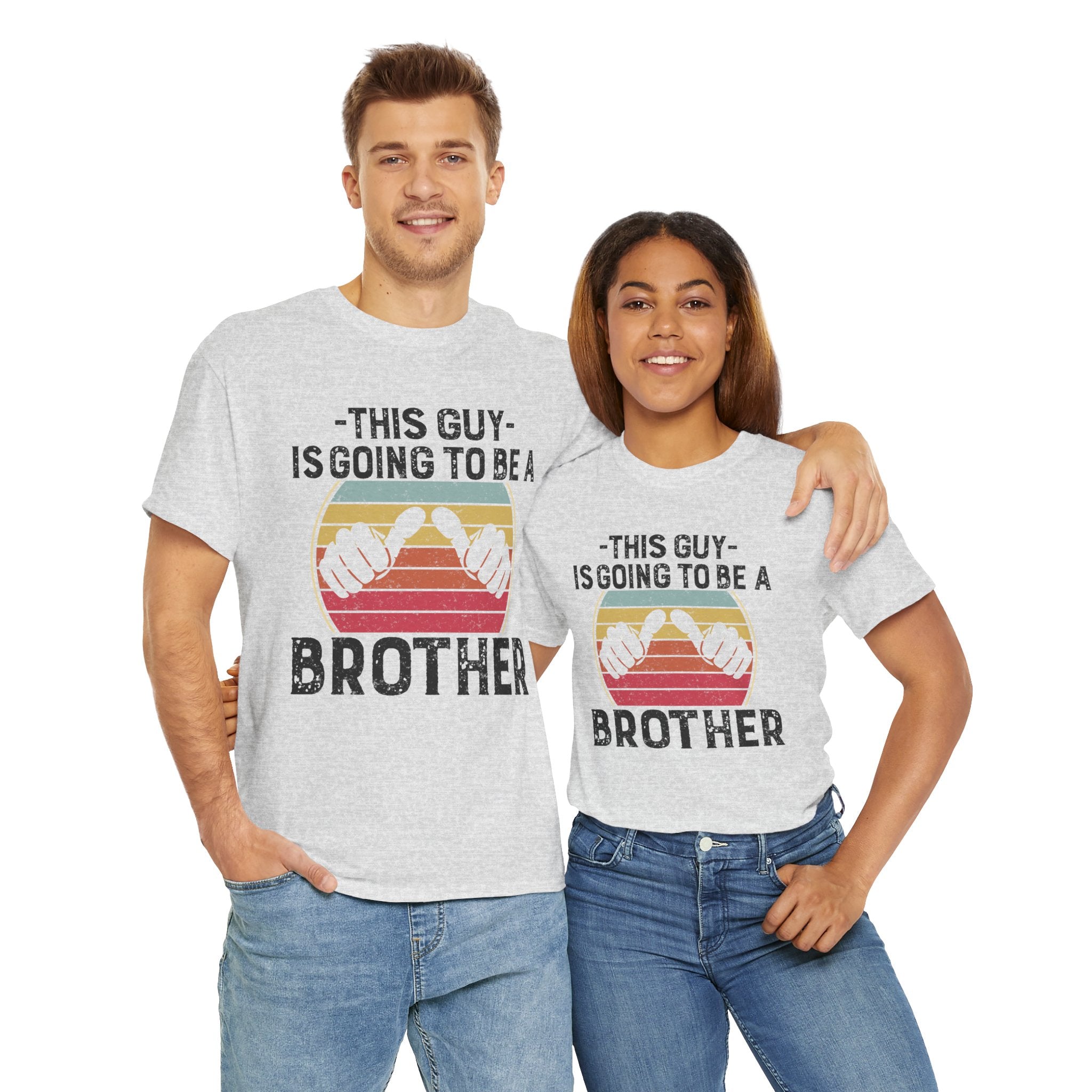 Retro Style This Guy Is Going To Be A Brother Funny Brother Gift T-Shirt