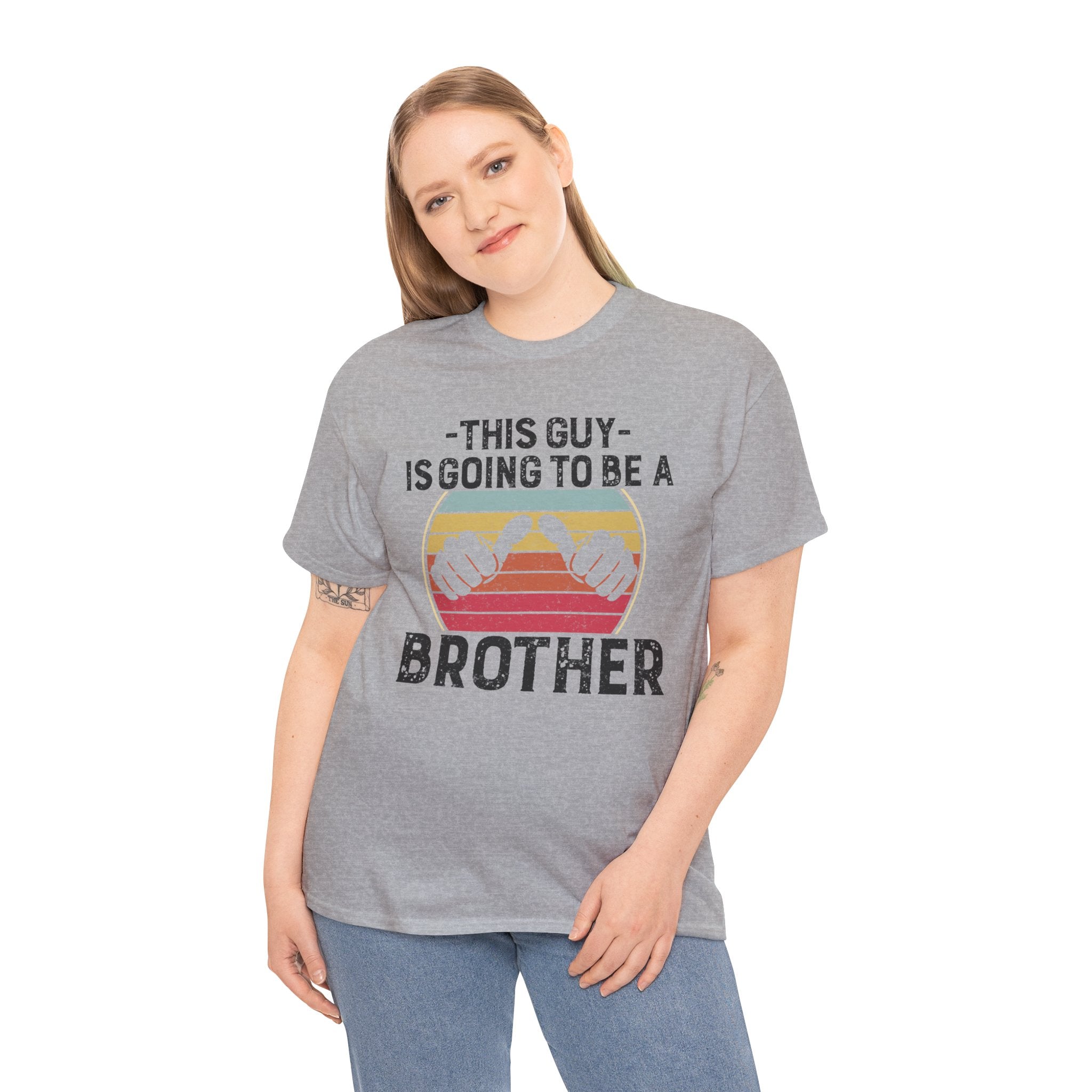 Retro Style This Guy Is Going To Be A Brother Funny Brother Gift T-Shirt