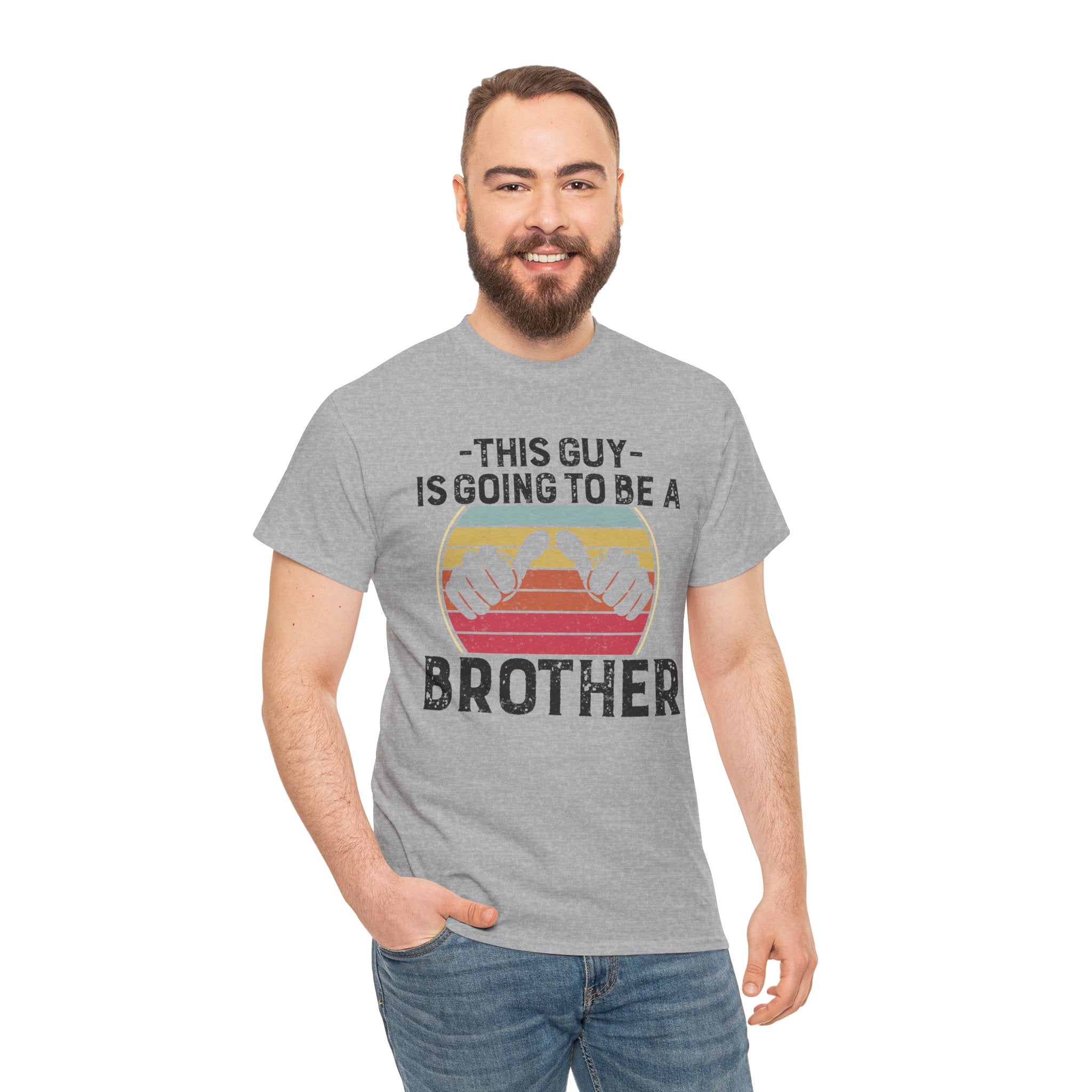 Retro Style This Guy Is Going To Be A Brother Funny Brother Gift T-Shirt