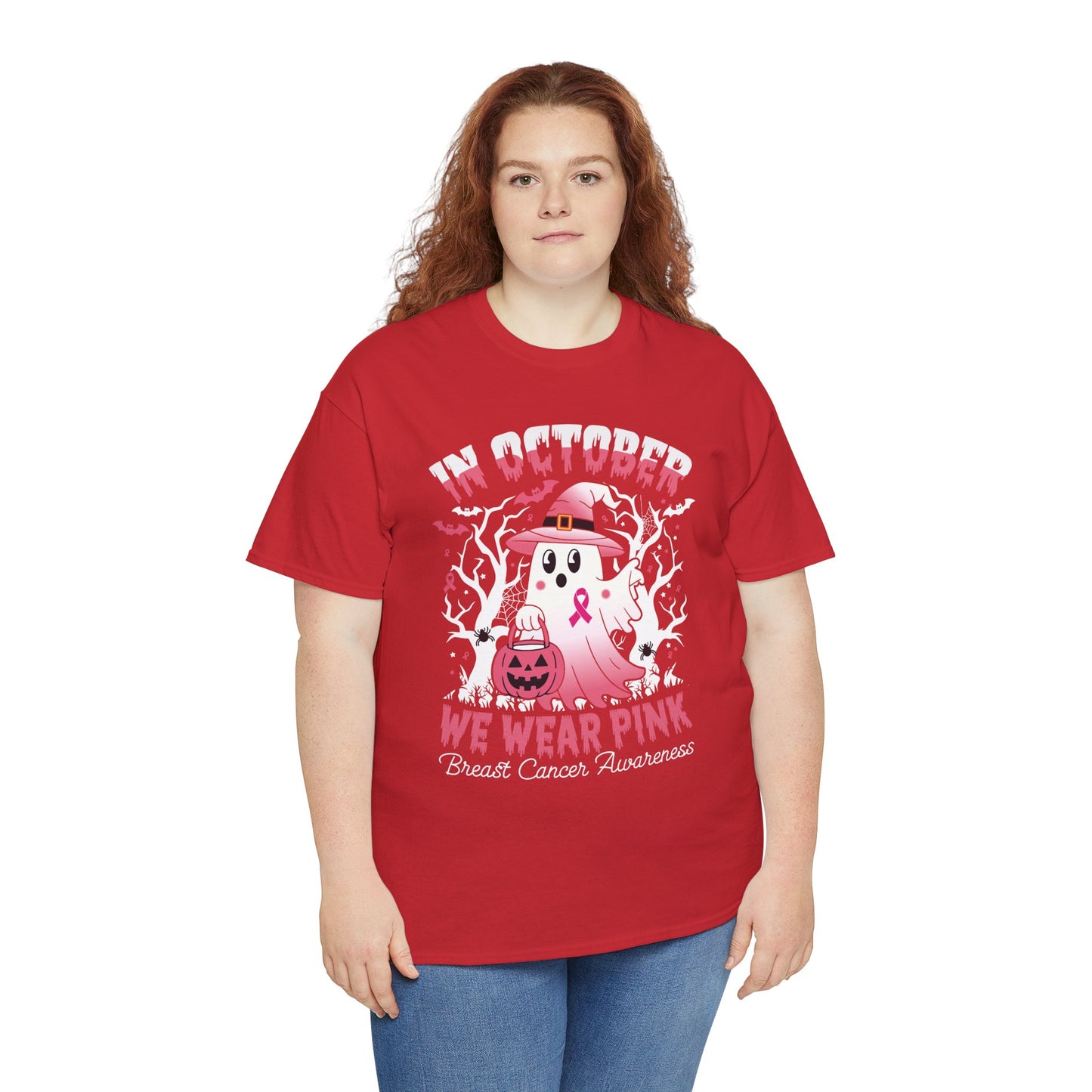 In October We Wear Pink Funny Breast Cancer Gift Shirts