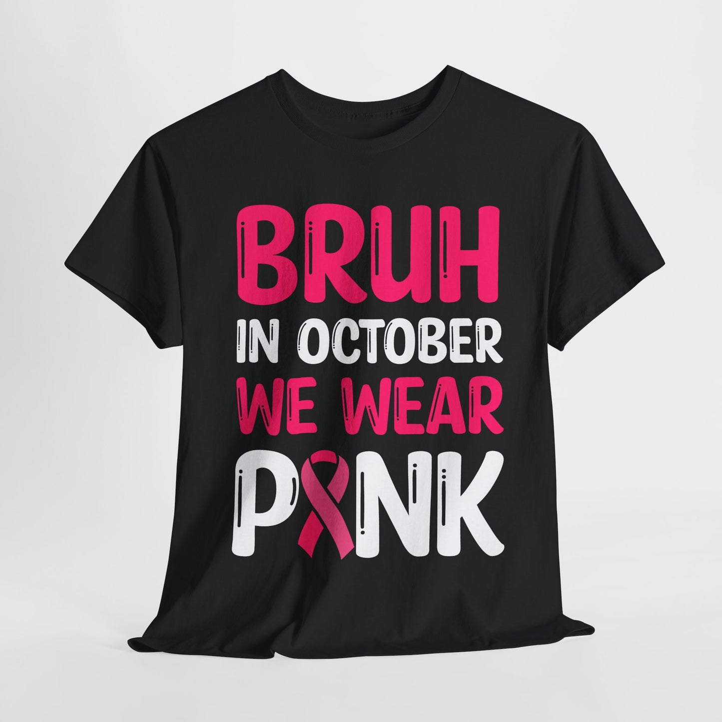 In October We Wear Pink Funny October Survivor Tee