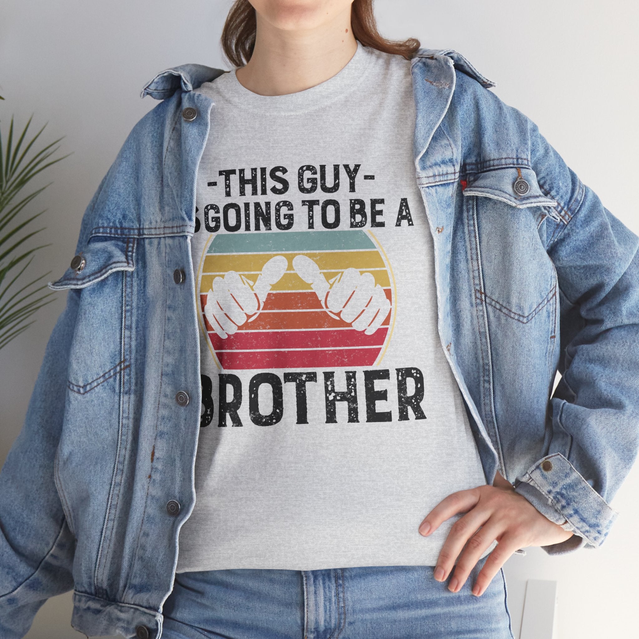 Retro Style This Guy Is Going To Be A Brother Funny Brother Gift T-Shirt