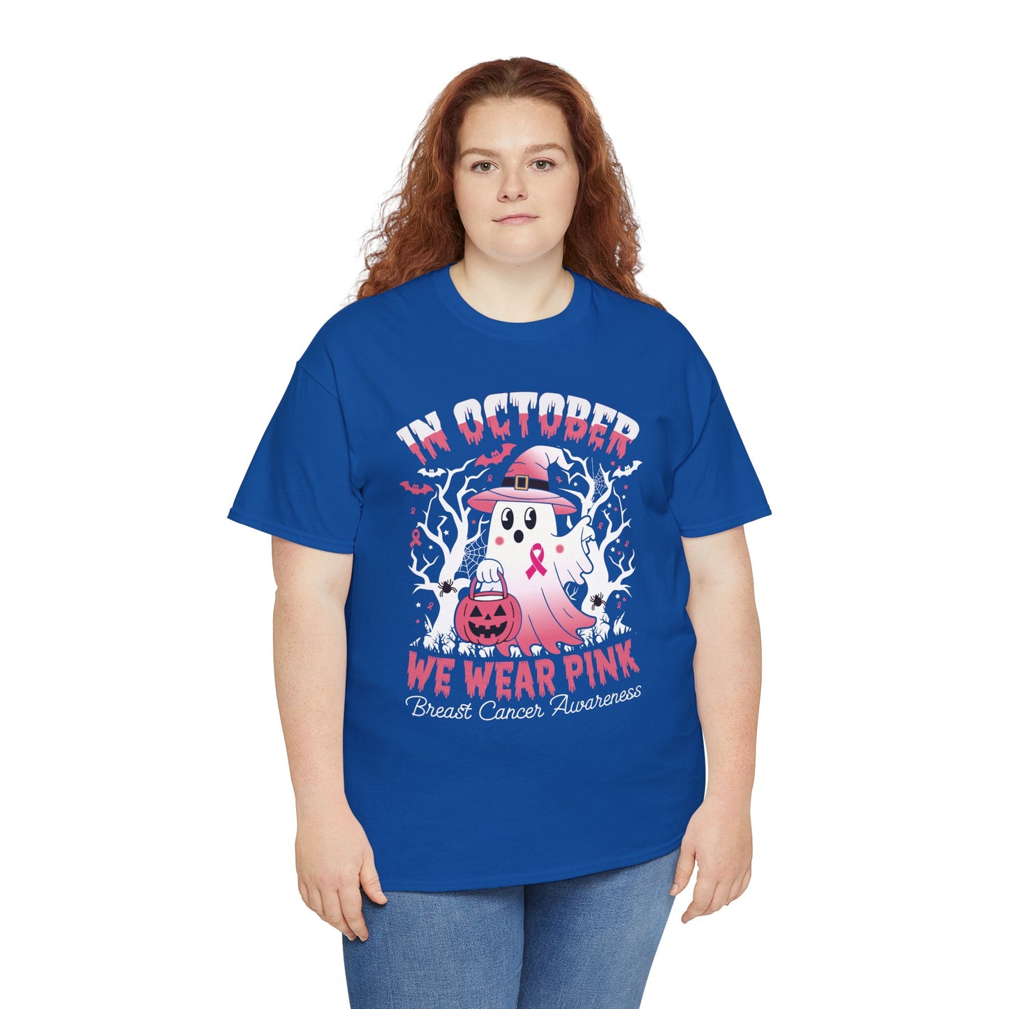 In October We Wear Pink Funny Breast Cancer Gift Shirts