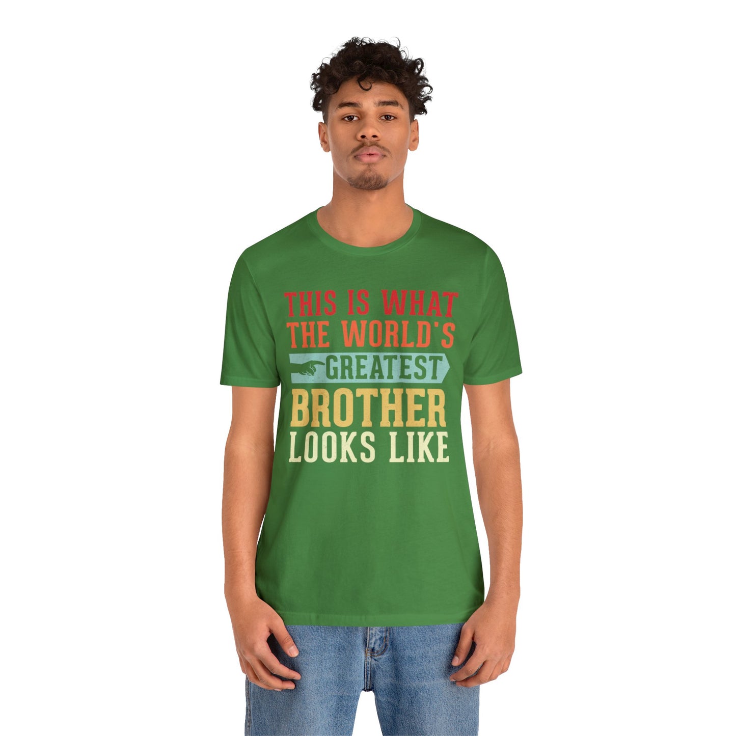 The World's Greatest Brother Looks Like Unisex Jersey Short Sleeve Tee