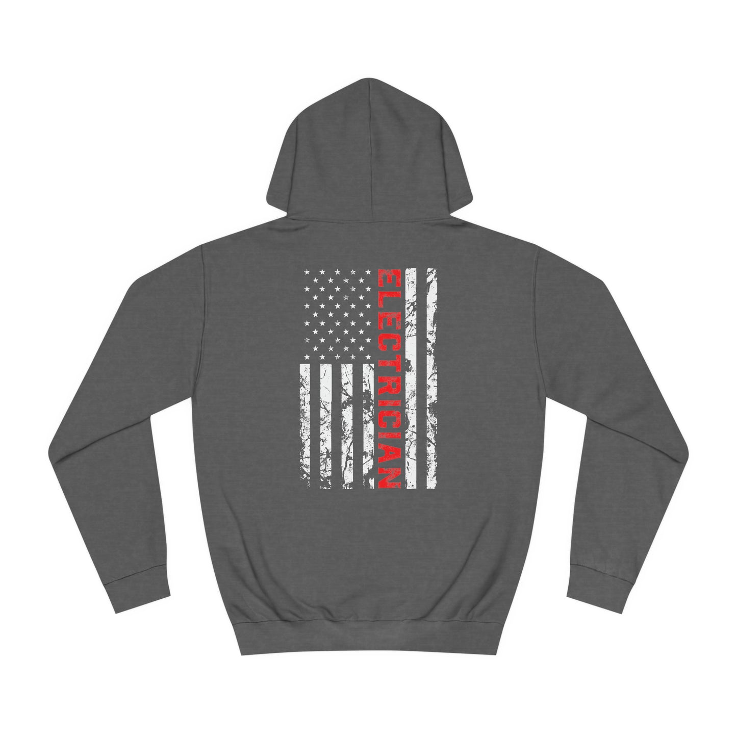 Electrician Patriotic American flag electrician father day Unisex College Hoodie
