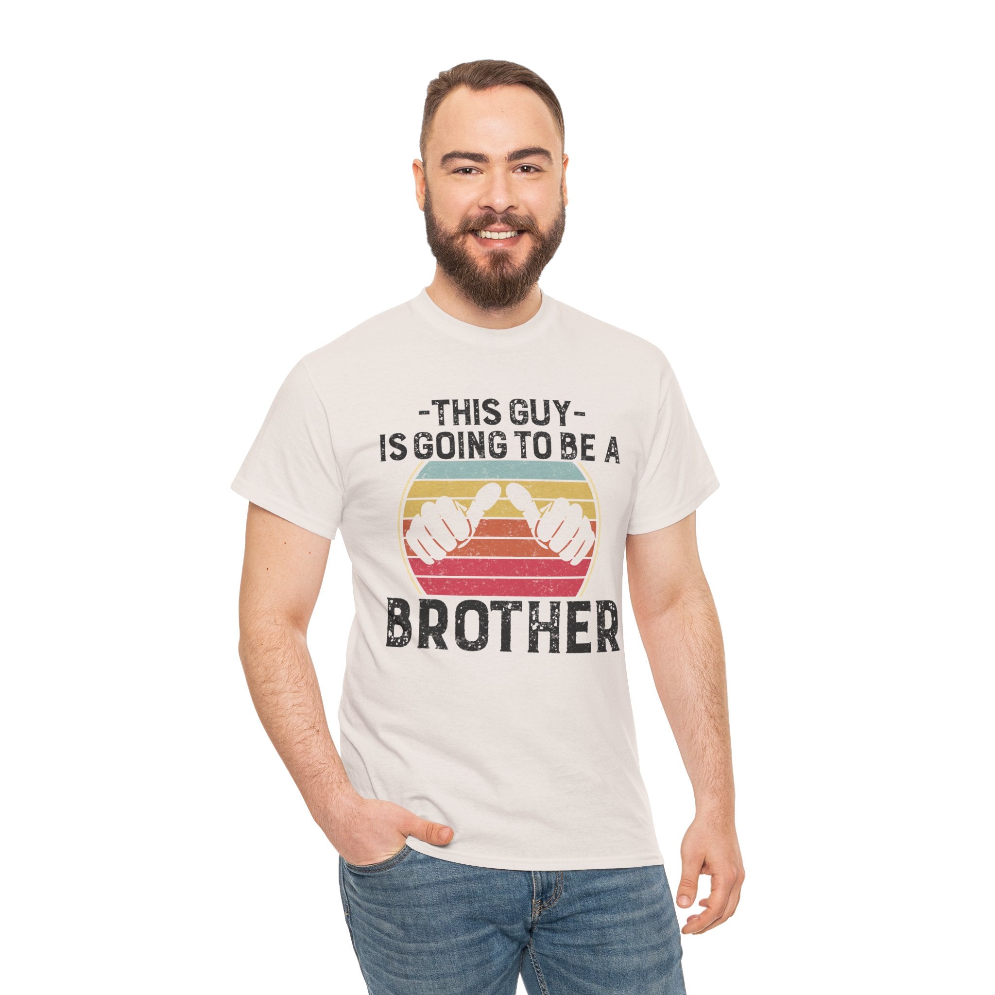 Retro Style This Guy Is Going To Be A Brother Funny Brother Gift T-Shirt