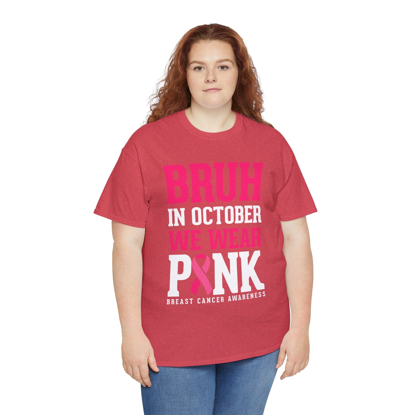 In October We Wear Pink Funny Breast Cancer Shirts