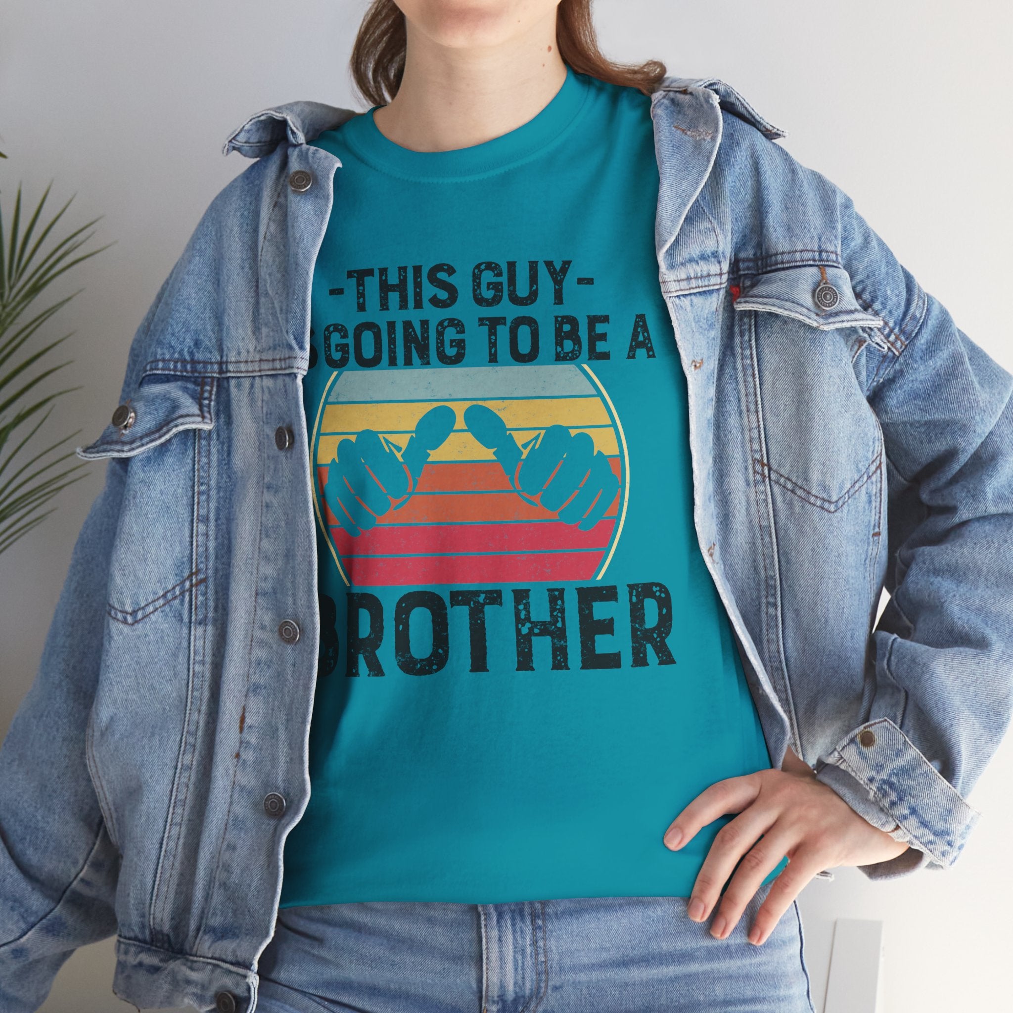 Retro Style This Guy Is Going To Be A Brother Funny Brother Gift T-Shirt