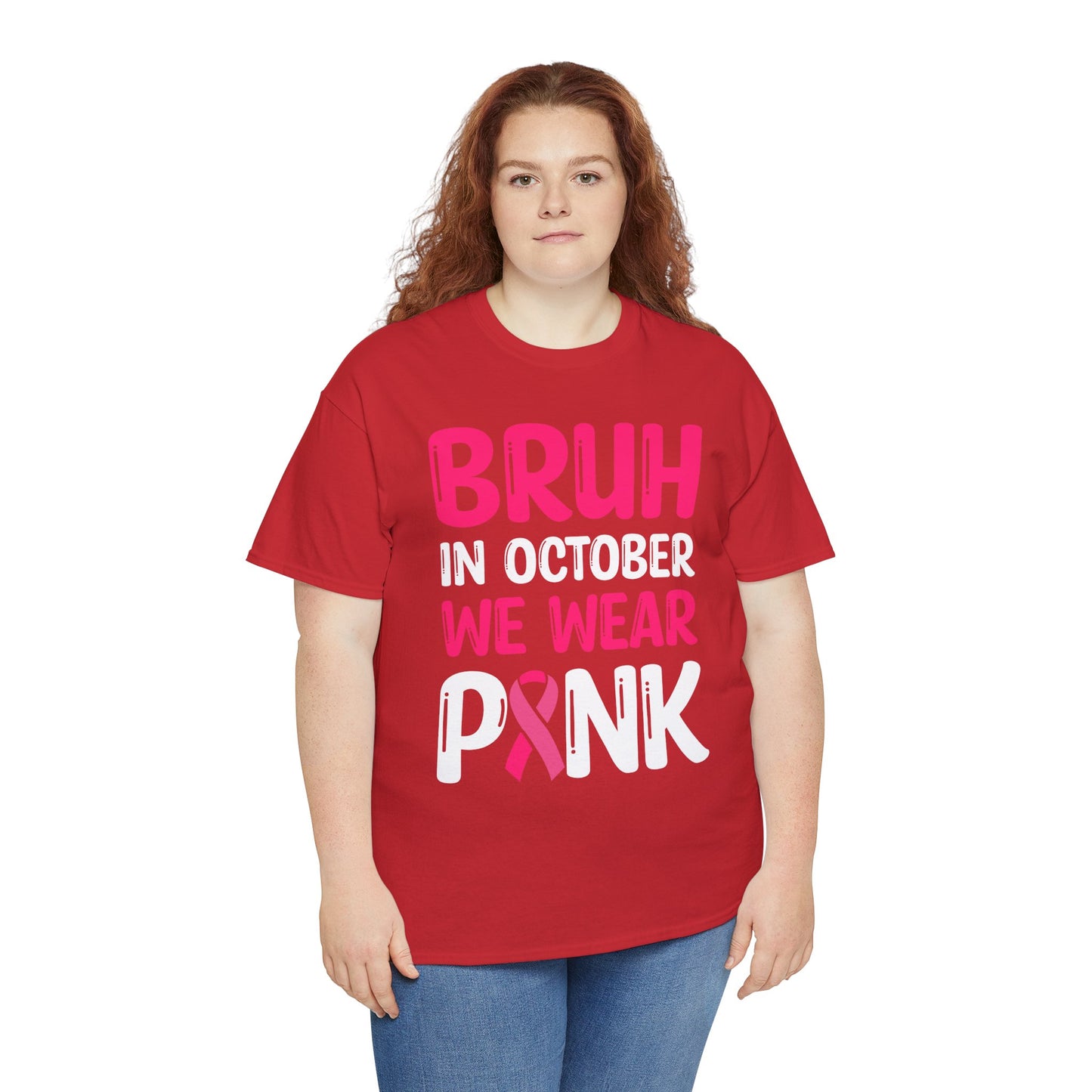 In October We Wear Pink Funny October Survivor Tee