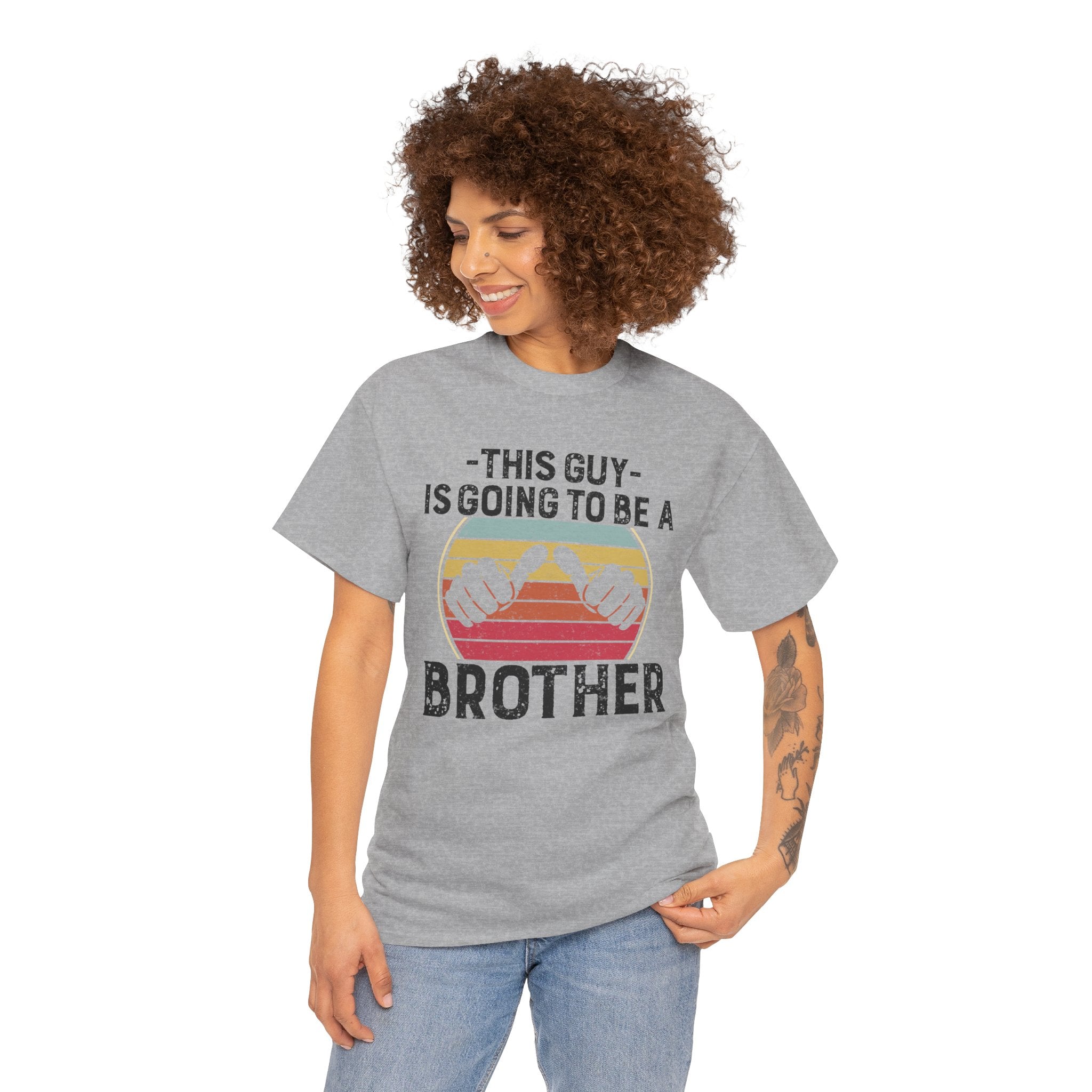 Retro Style This Guy Is Going To Be A Brother Funny Brother Gift T-Shirt