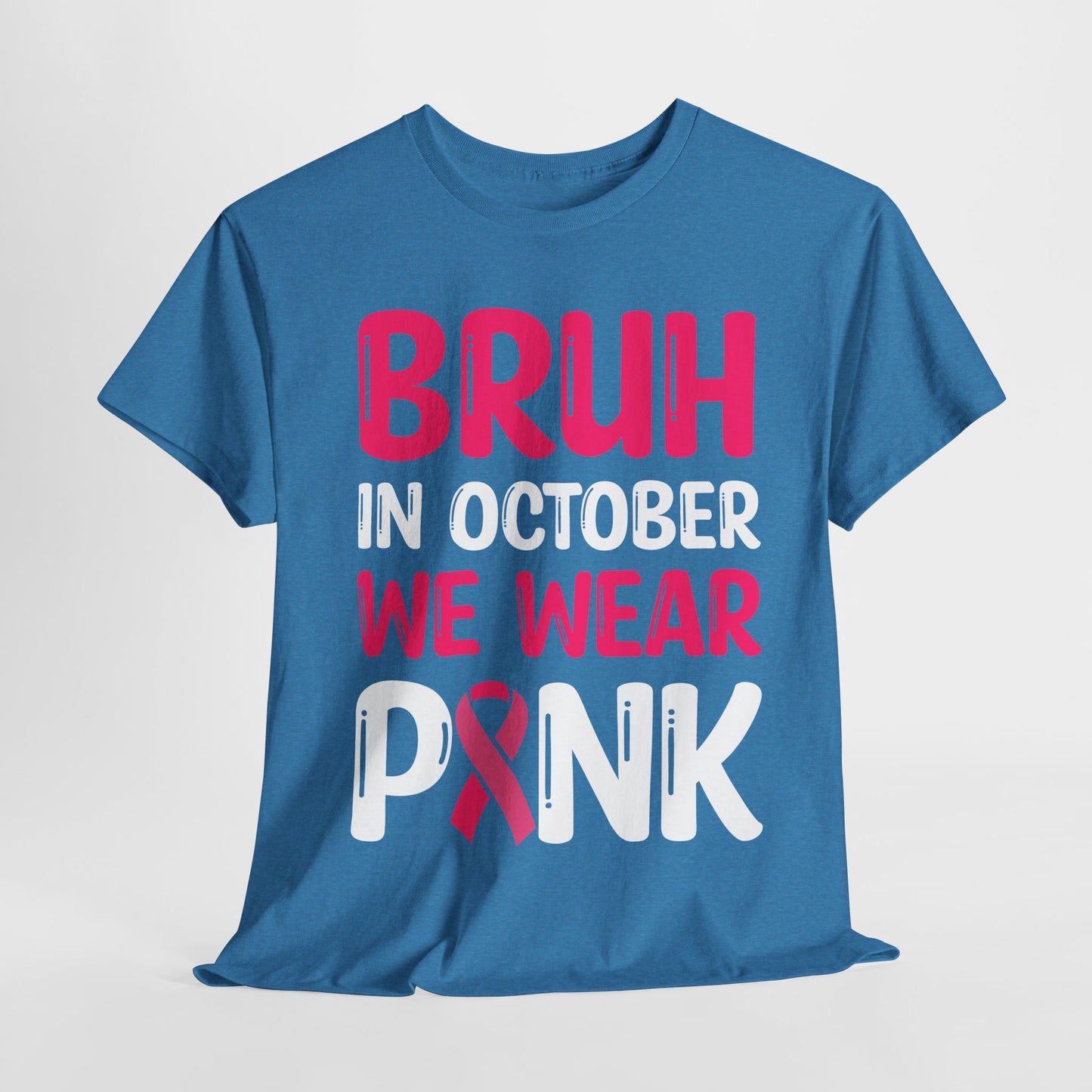 In October We Wear Pink Funny October Survivor Tee