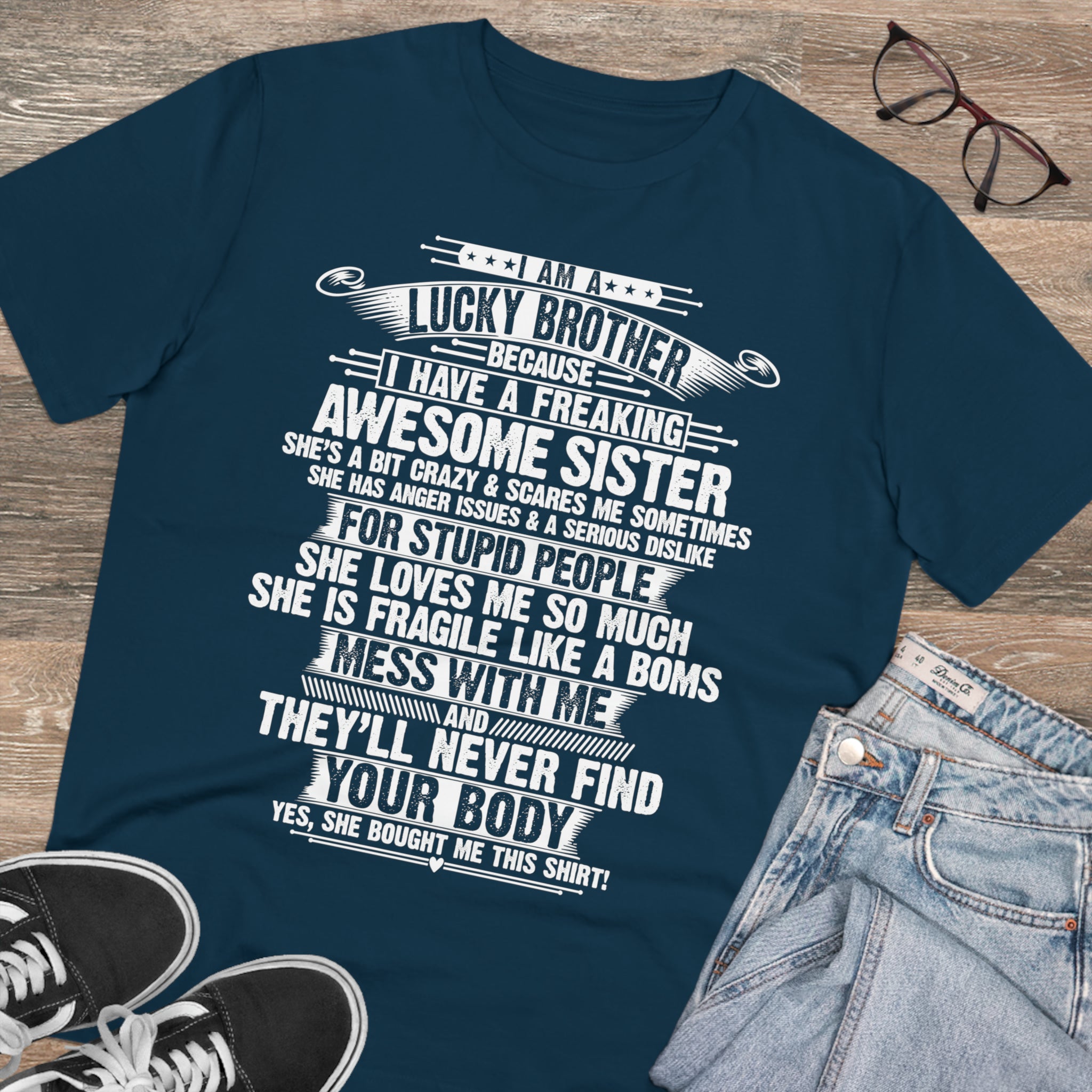 Awesome Like My Brother Organic Creator T-shirt - Unisex