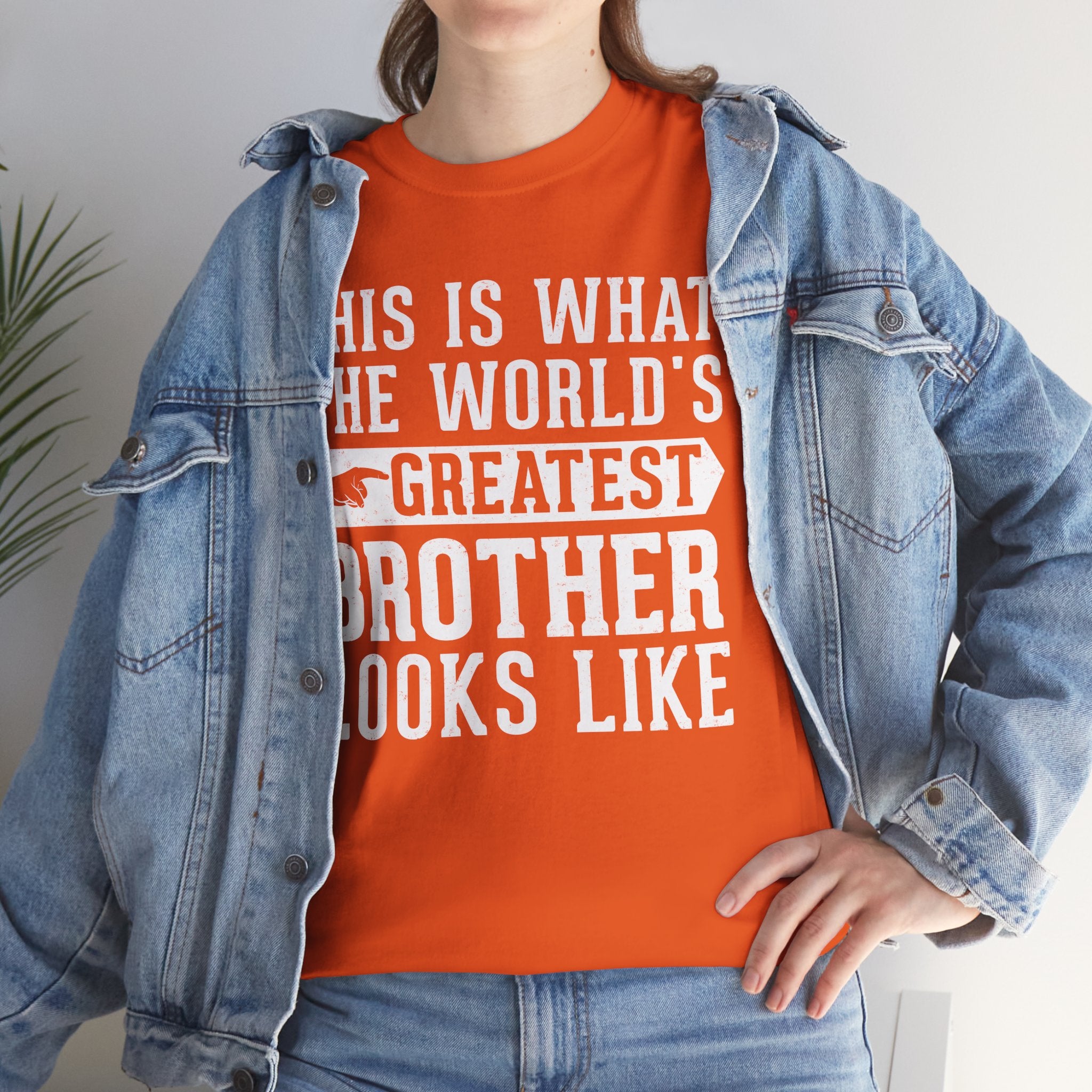 This is what the world's greatest brother looks like Funny T-Shirt