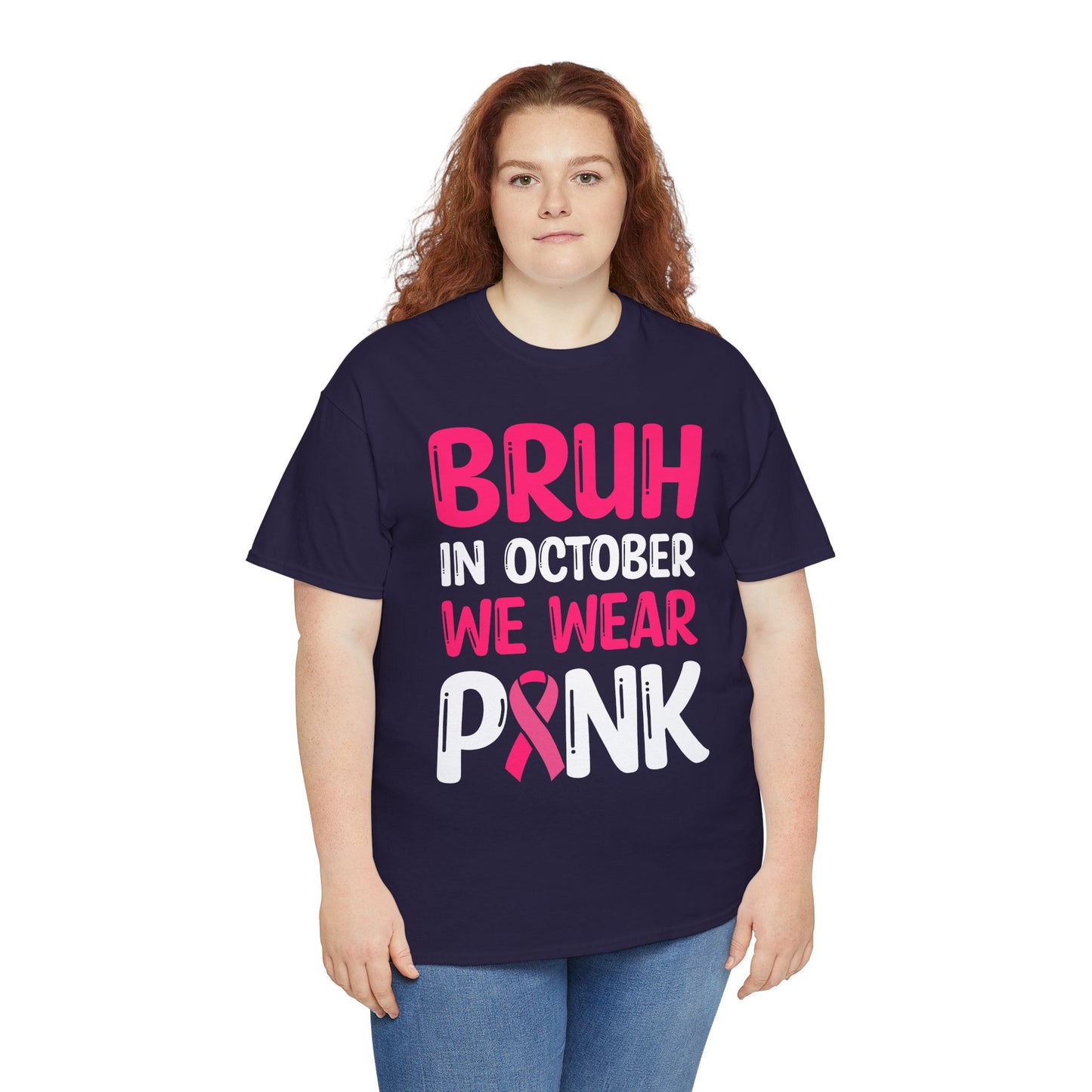 In October We Wear Pink Funny October Survivor Tee
