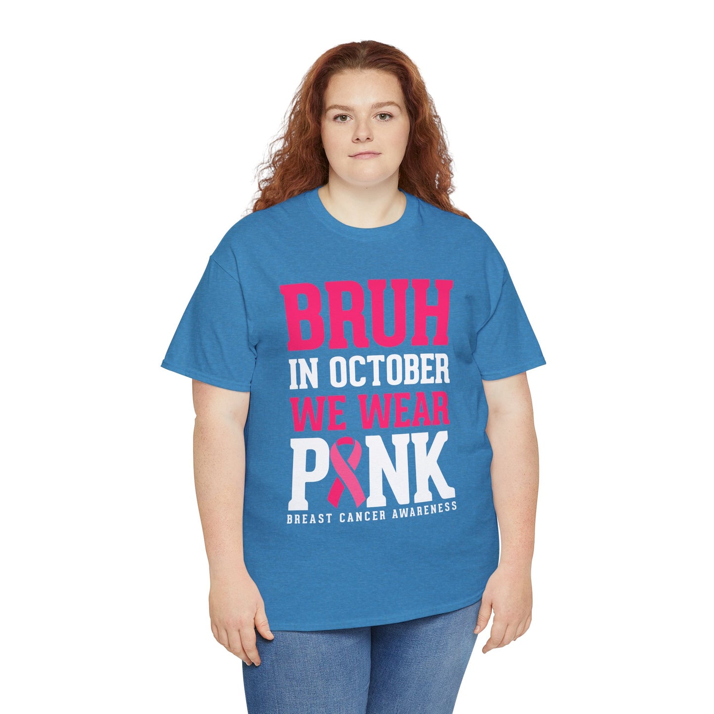 In October We Wear Pink Funny Breast Cancer Shirts