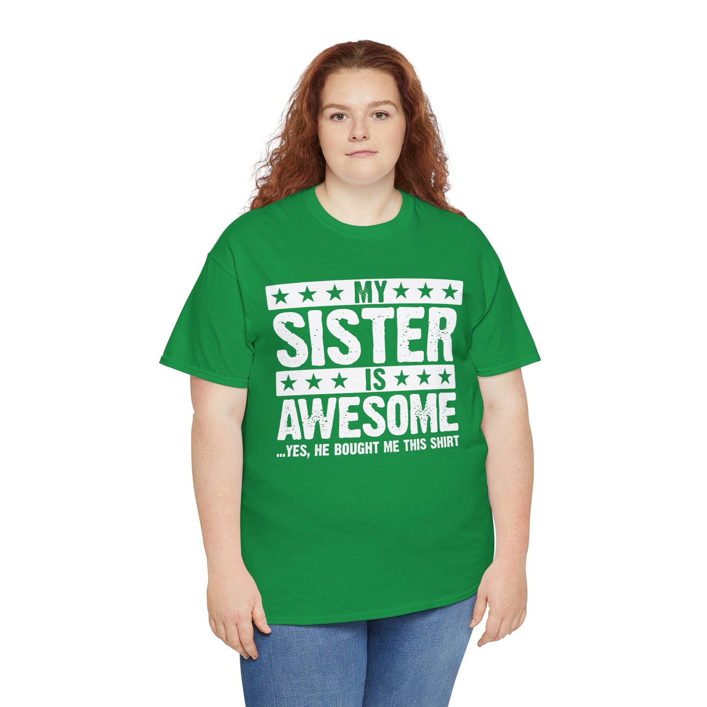 My Sister is Awesome Funny Sister Lovers Brother Gift T-Shirt